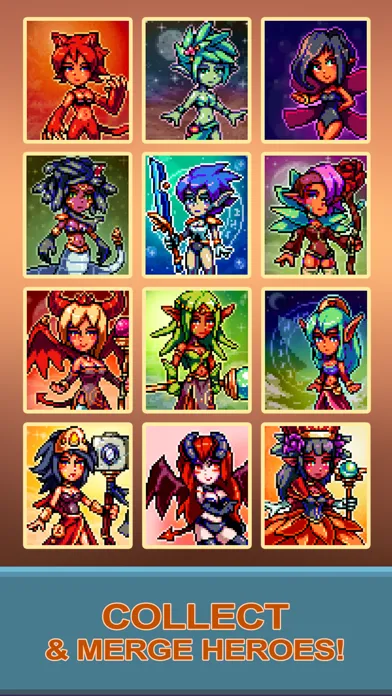 Idle Pixel Heroes: Idle Merge स्क्रीनशॉट