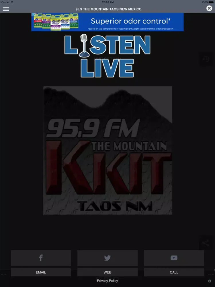 Screenshot di KKIT 95.9 The Mountain iPad 