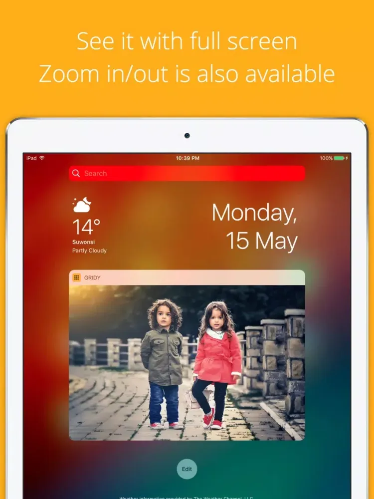 Capturas de pantalla de GRIDy - Photo Widget : GIF iPad 