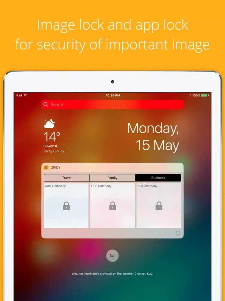 Capturas de pantalla de GRIDy - Photo Widget : GIF iPad 