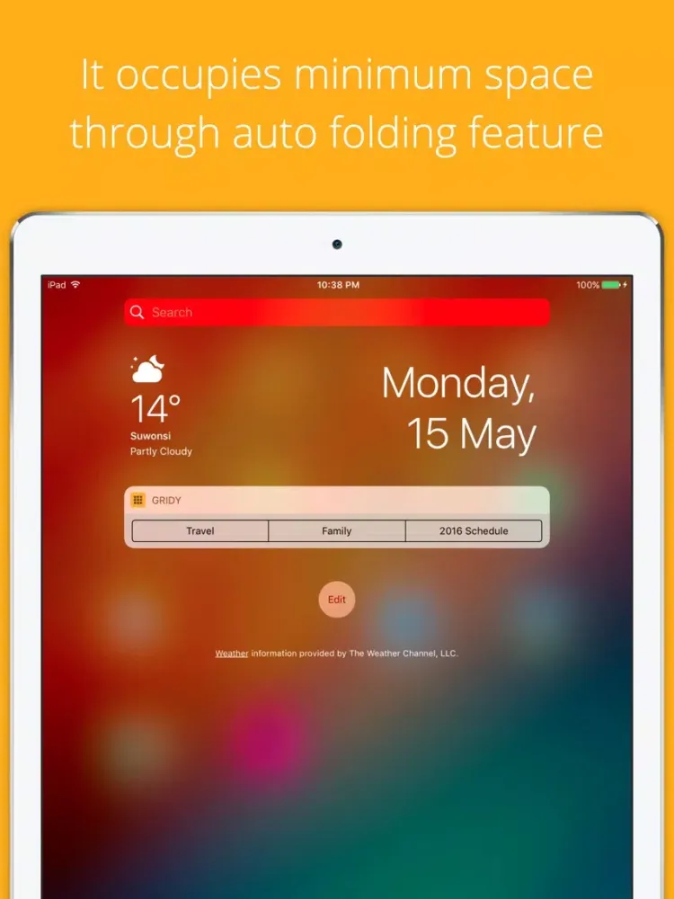 Capturas de pantalla de GRIDy - Photo Widget : GIF iPad 
