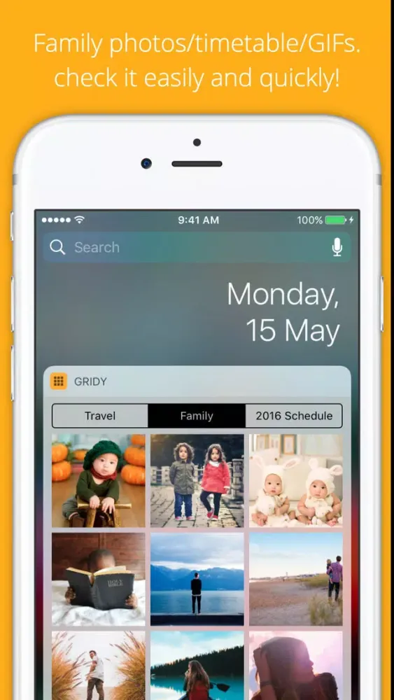 Capturas de pantalla de GRIDy - Photo Widget : GIF