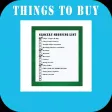 Things to Buy