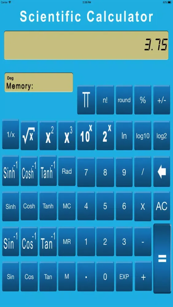 Scientific Calculator Easy Screenshots