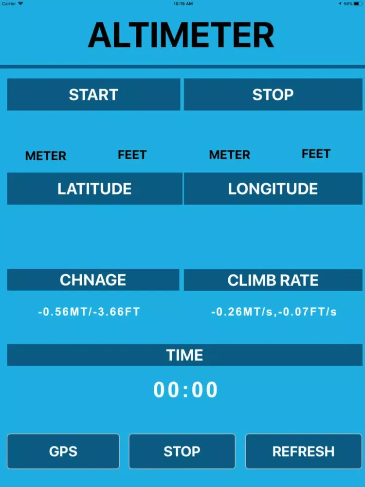 Tangkapan layar Altimeter - The Measure iPad 