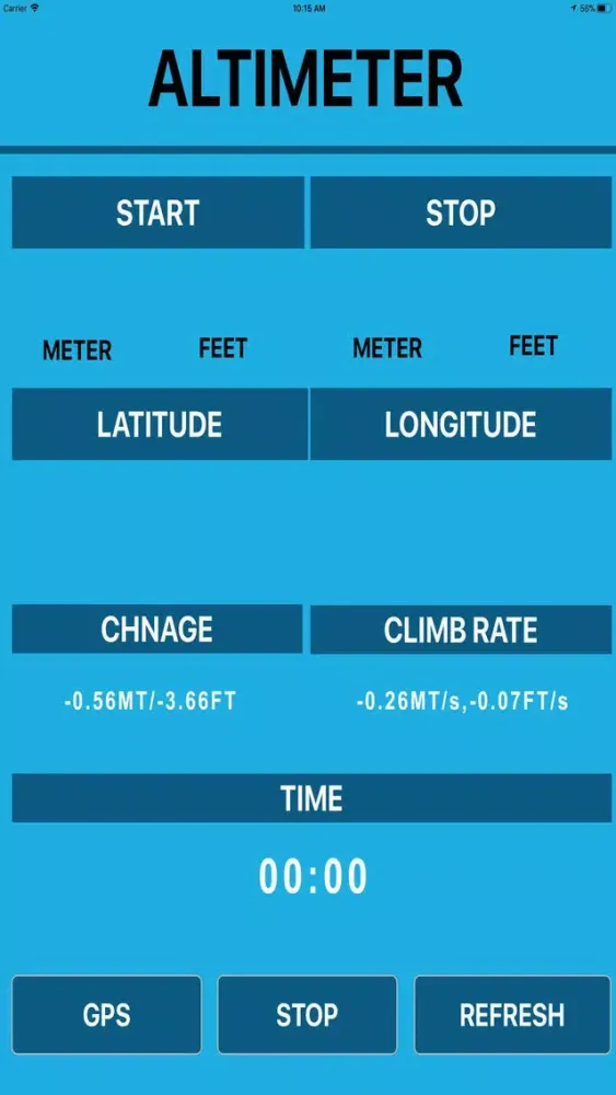 Tangkapan layar Altimeter - The Measure