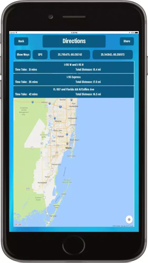 Zrzuty ekranu Miami FL USA, Tourist Attractions around the City