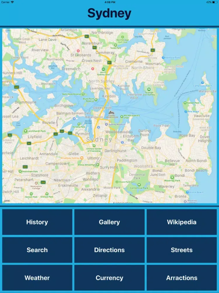 Sydney Australia Tourist Place iPad  স্ক্রিনশট