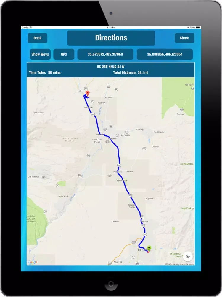 Santa Fe USA, Tourist Attractions around the City iPad  Screenshots