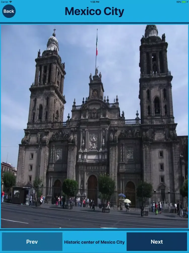 Mexico City Tourist Places iPad 应用截图