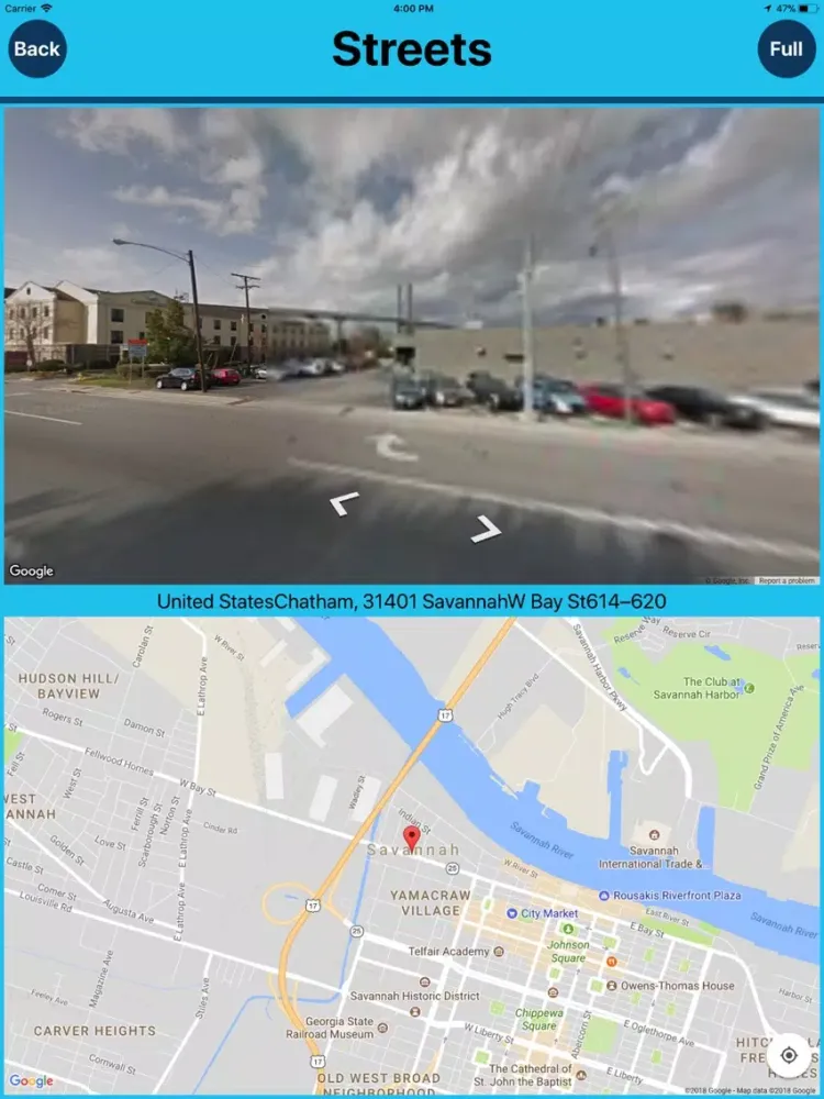 Savannah USA Tourist Places iPad  Screenshots