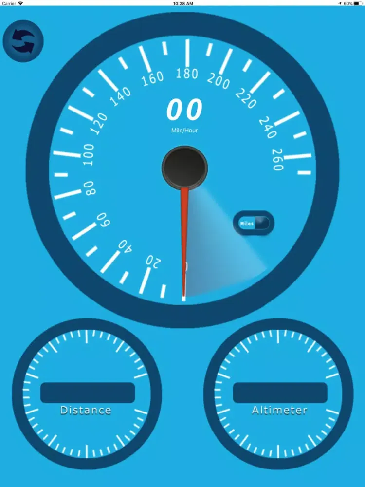 SpeedoMeter Dashboard iPad  स्क्रीनशॉट