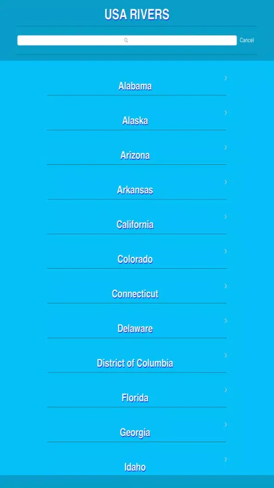 Capturas de pantalla de US Rivers Weather Forecast from NOAA