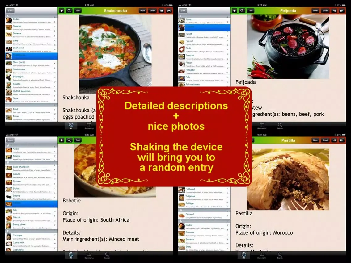 Скриншоты African Cuisine Bible iPad 