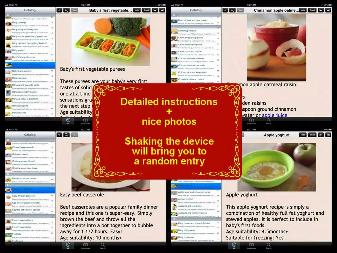 Tangkapan layar 120 Best Homemade Baby Food iPad 