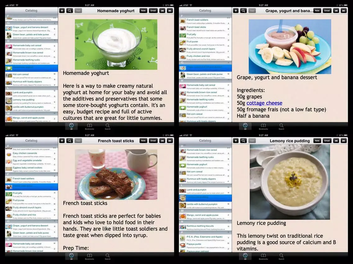 Tangkapan layar 120 Best Homemade Baby Food iPad 