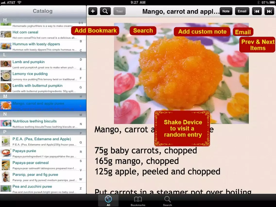 Tangkapan layar 120 Best Homemade Baby Food iPad 