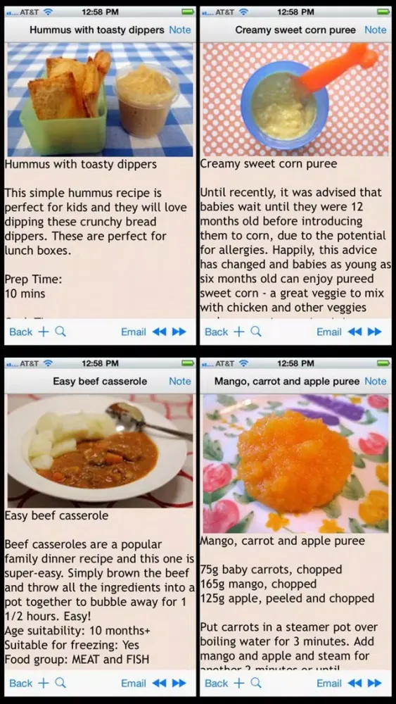 Tangkapan layar 120 Best Homemade Baby Food