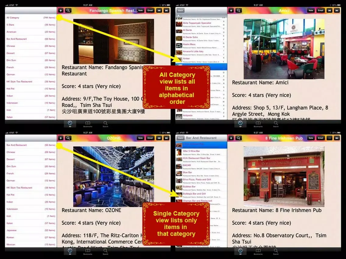 Best 700 HK Restaurants & Bars iPad  স্ক্রিনশট