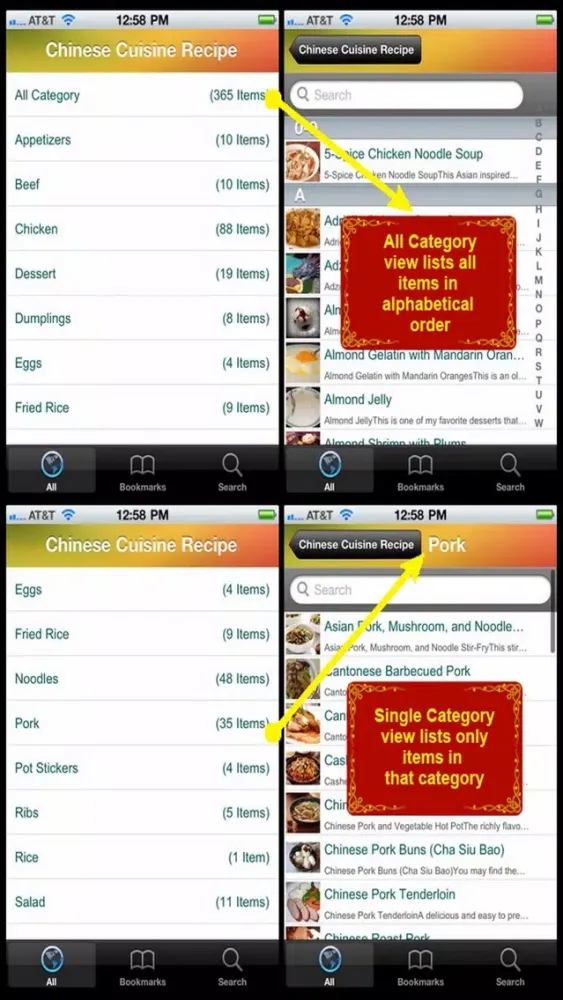 Capturas de pantalla de Chinese Cuisine Recipe