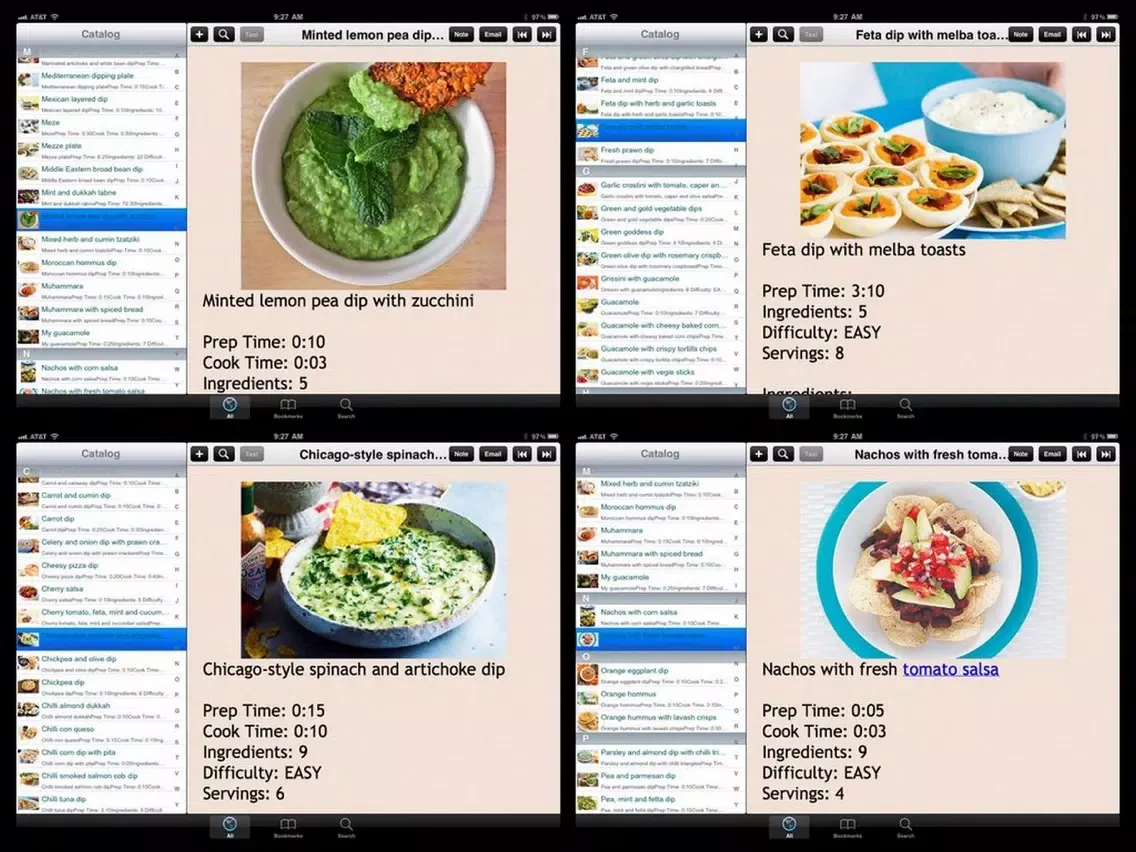 Скриншоты 250 Delicious Dip Recipes iPad 