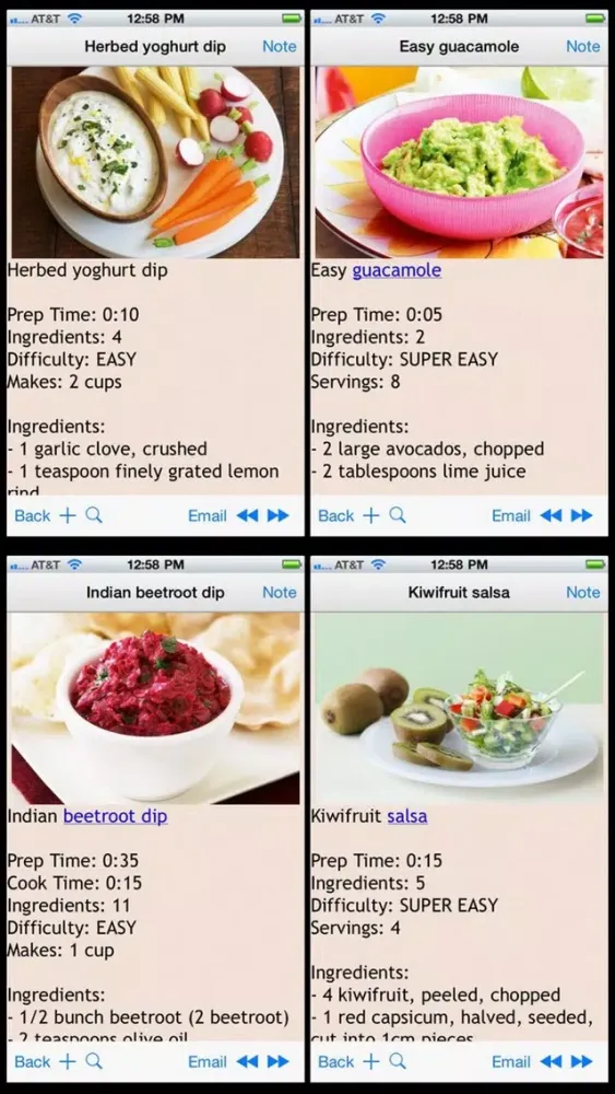 Скриншоты 250 Delicious Dip Recipes