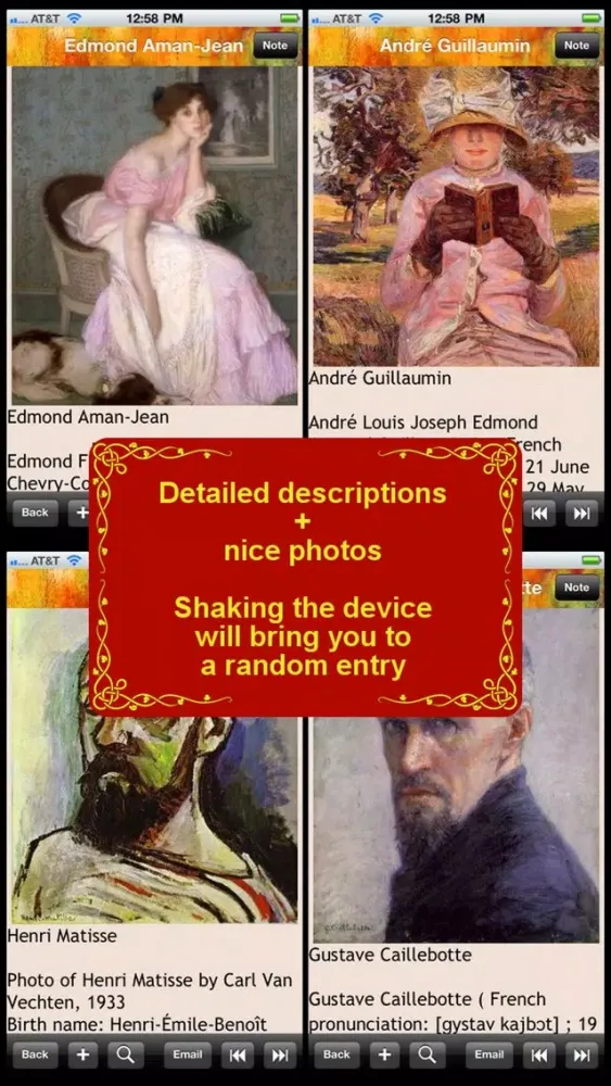 Capturas de pantalla de French Painters Bible