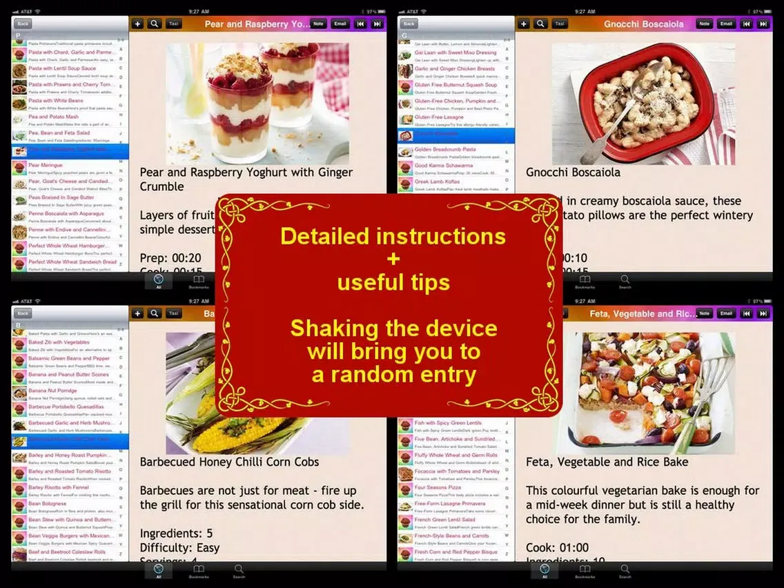 تصاویر High Fibre Recipes iPad 