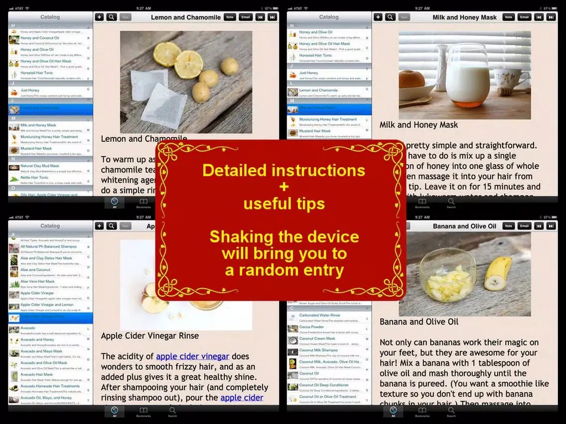 ภาพหน้าจอของ 80 Homemade Hair Mask Recipes iPad 