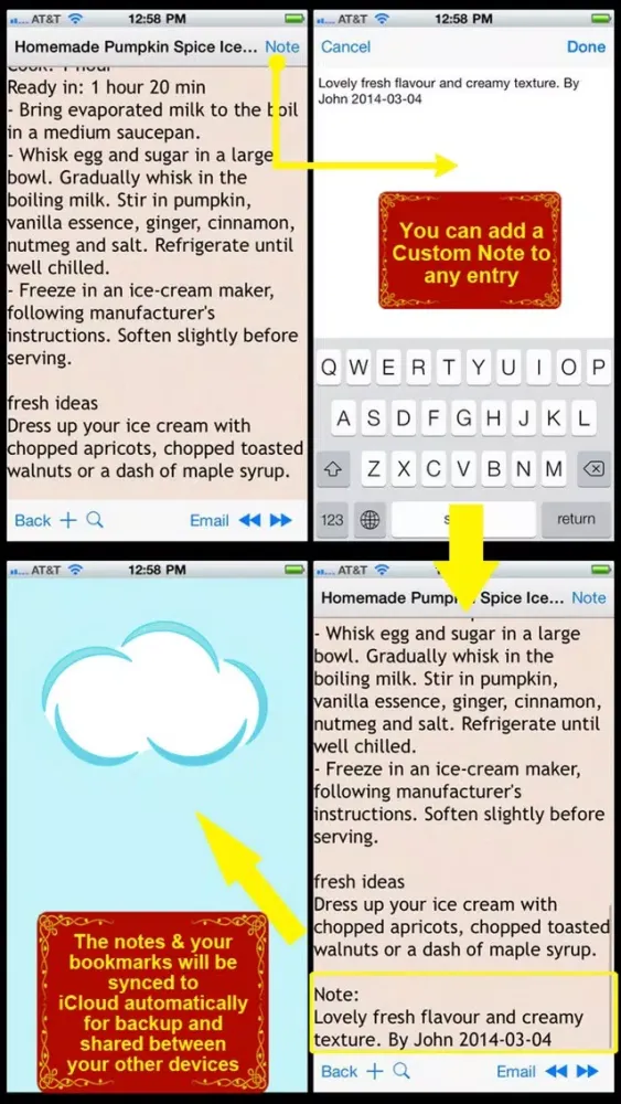 380 Ice Cream Recipes Screenshots