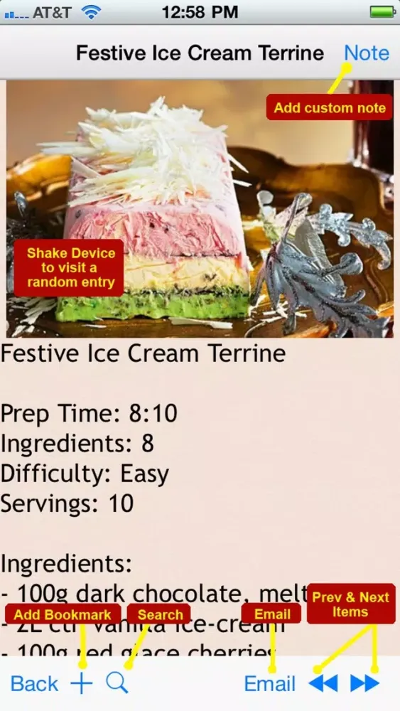 380 Ice Cream Recipes Screenshots