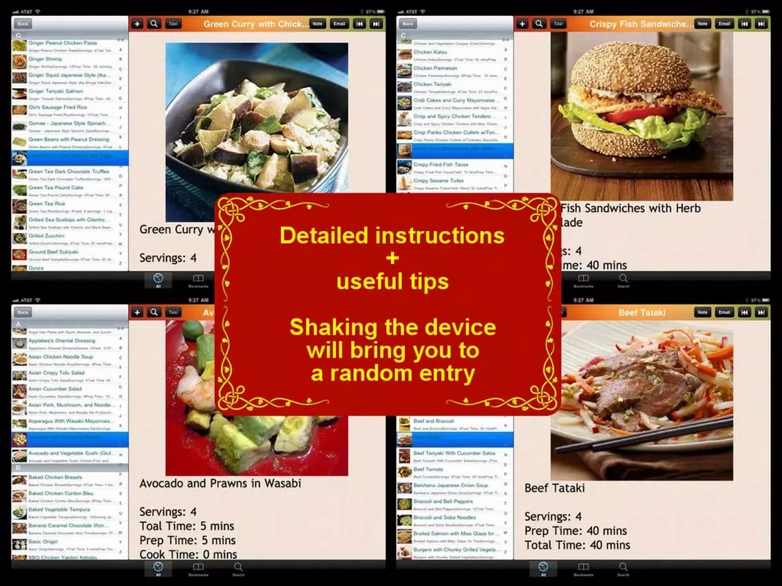 Zrzuty ekranu Japanese Cuisine Recipe iPad 