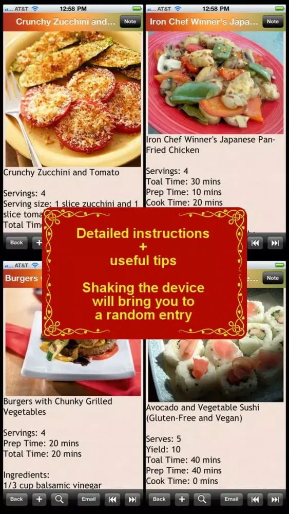Zrzuty ekranu Japanese Cuisine Recipe