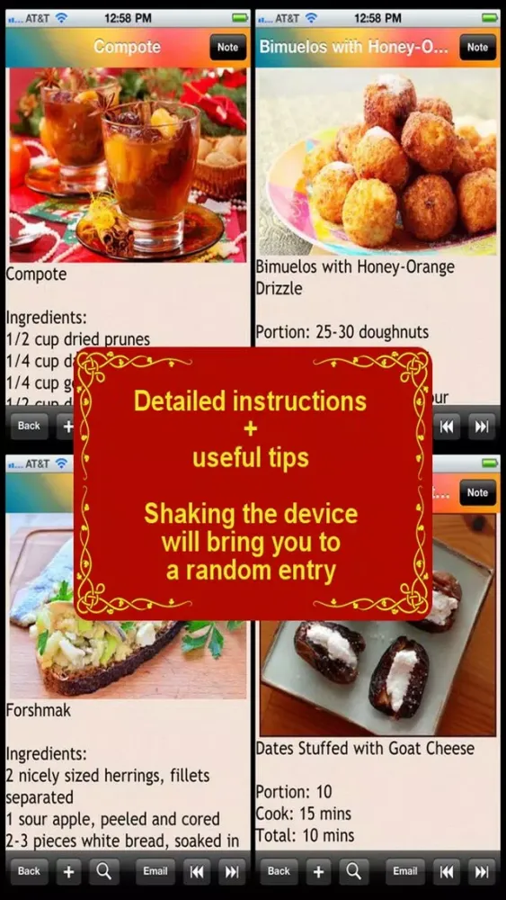 Zrzuty ekranu 250 Jewish Recipes