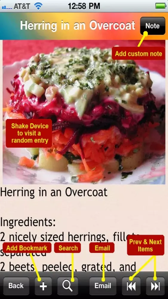 Zrzuty ekranu 250 Jewish Recipes