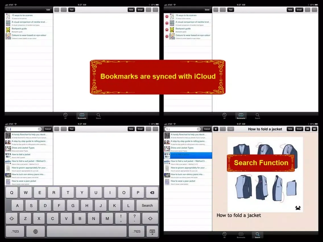 Capturas de pantalla de 160 Fashion Infographics iPad 
