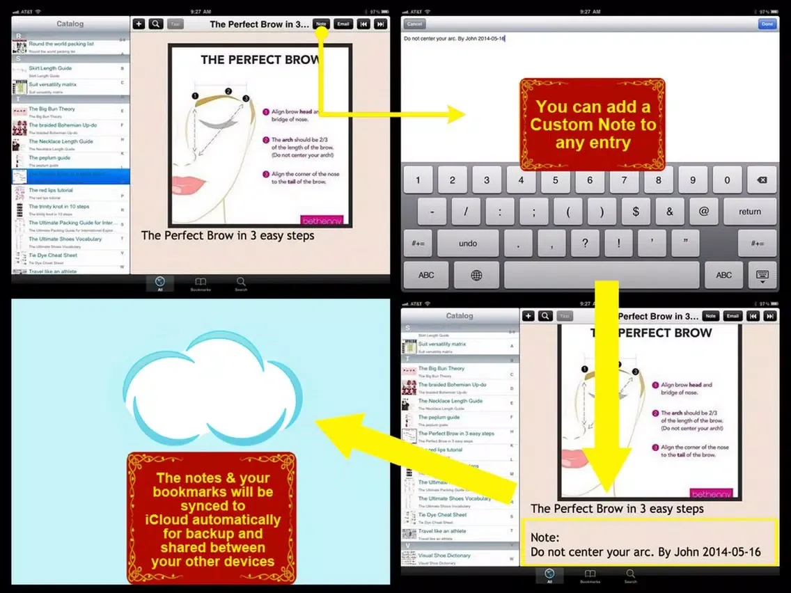 Capturas de pantalla de 160 Fashion Infographics iPad 