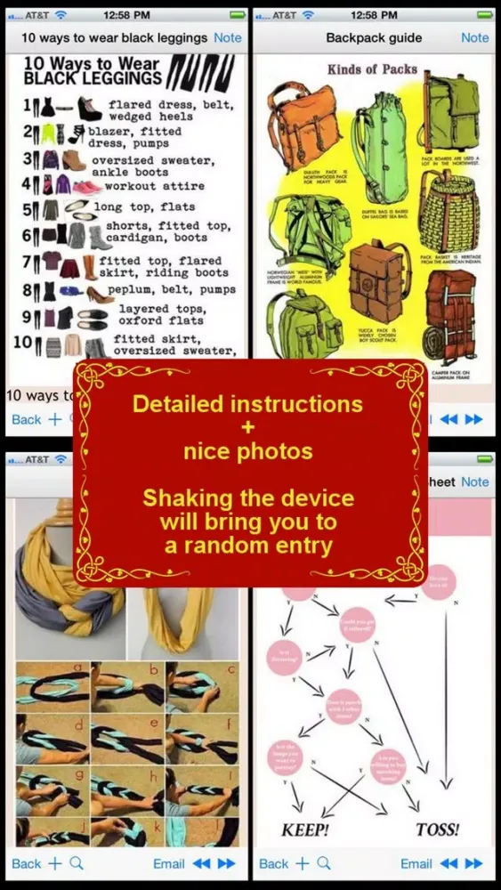 Capturas de pantalla de 160 Fashion Infographics