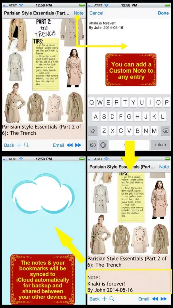 Capturas de pantalla de 160 Fashion Infographics
