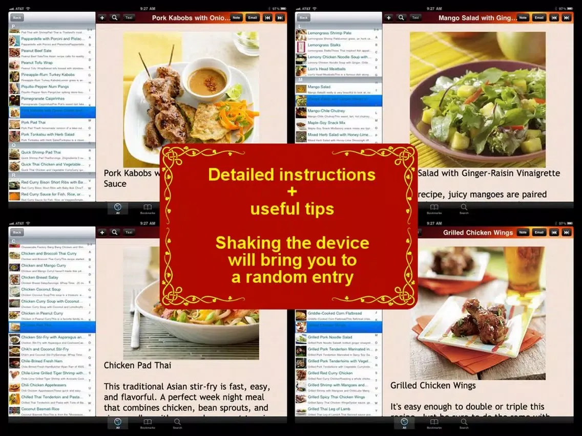 Tangkapan layar Thai Cuisine Recipe iPad 