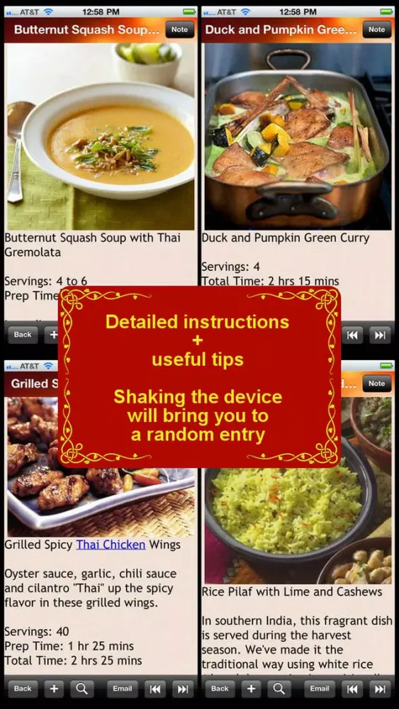 Tangkapan layar Thai Cuisine Recipe