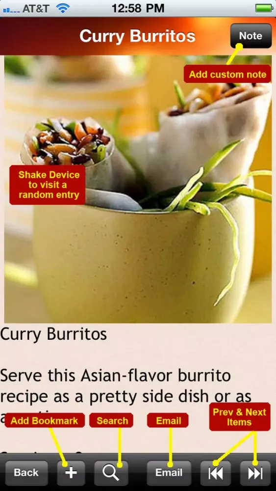 Tangkapan layar Thai Cuisine Recipe
