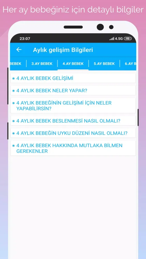 Gün Gün Bebek Bakımı, Takibi Screenshots