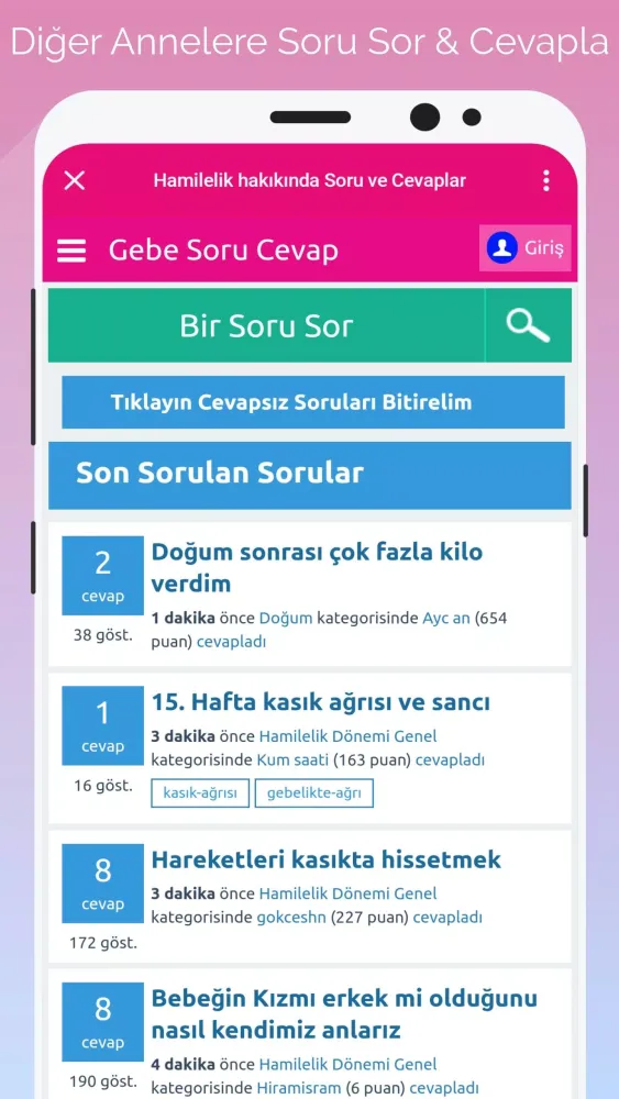 Gün Gün Gebelik Takibi Screenshots