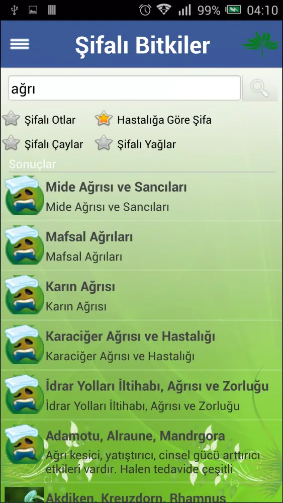 Şifalı Bitkiler (İnternetsiz) Screenshots