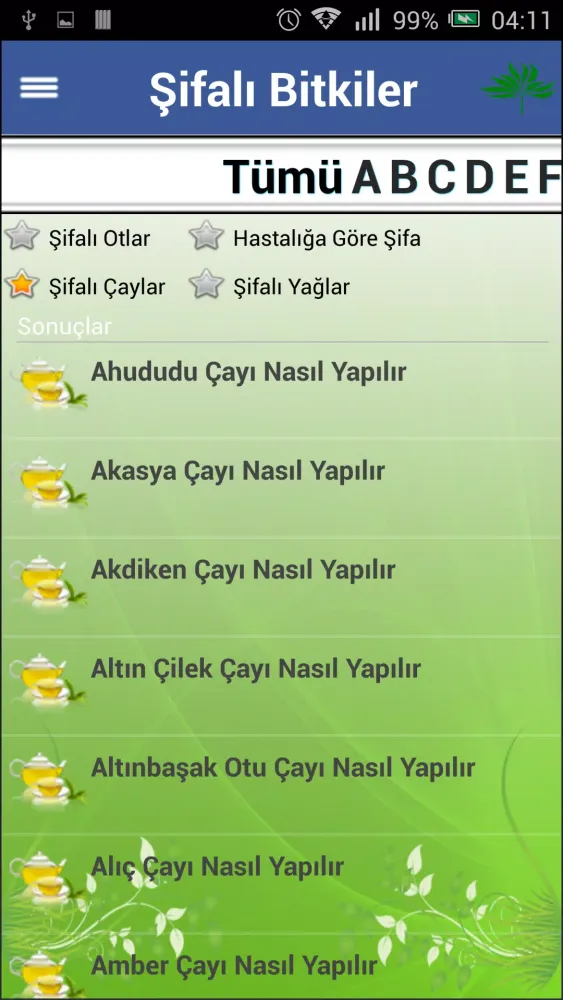 Şifalı Bitkiler (İnternetsiz) Screenshots