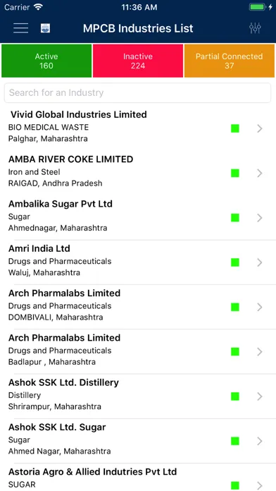 MPCB Real Time Monitoring स्क्रीनशॉट