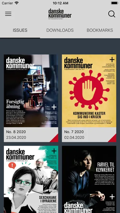 ภาพหน้าจอของ Danske Kommuner