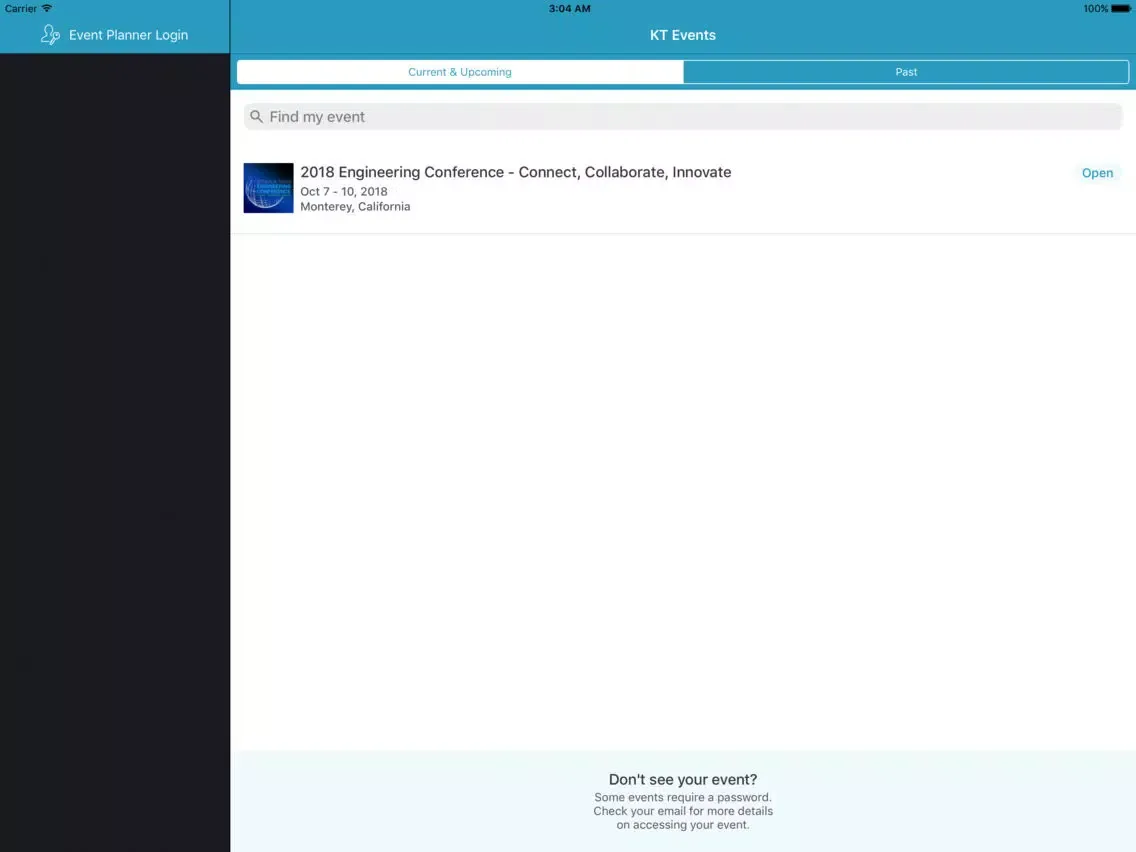 KLA-Tencor Corporate Events iPad  Screenshots