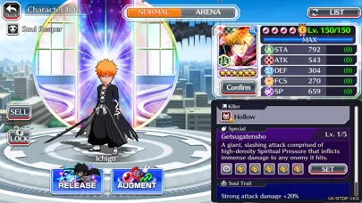 Capturas de tela do Bleach: Brave Souls Anime Game